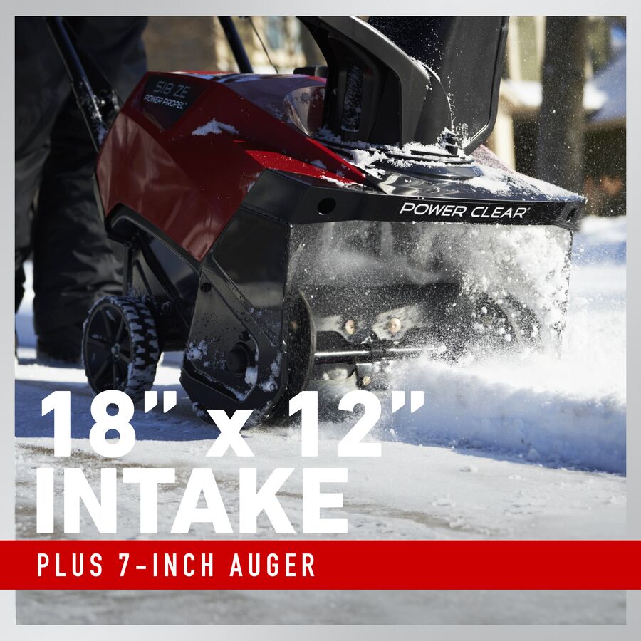 Toro 38474  18" Power Clear® 518 ZR Gas Snow Blower