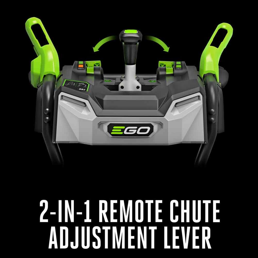 EGO Power+ SNT2416 POWER+ 24 in. Self-Propelled 2-Stage XP Snow Blower with Peak Power™ and 2 x 10.0 Ah Batteries and Dual Port Charger