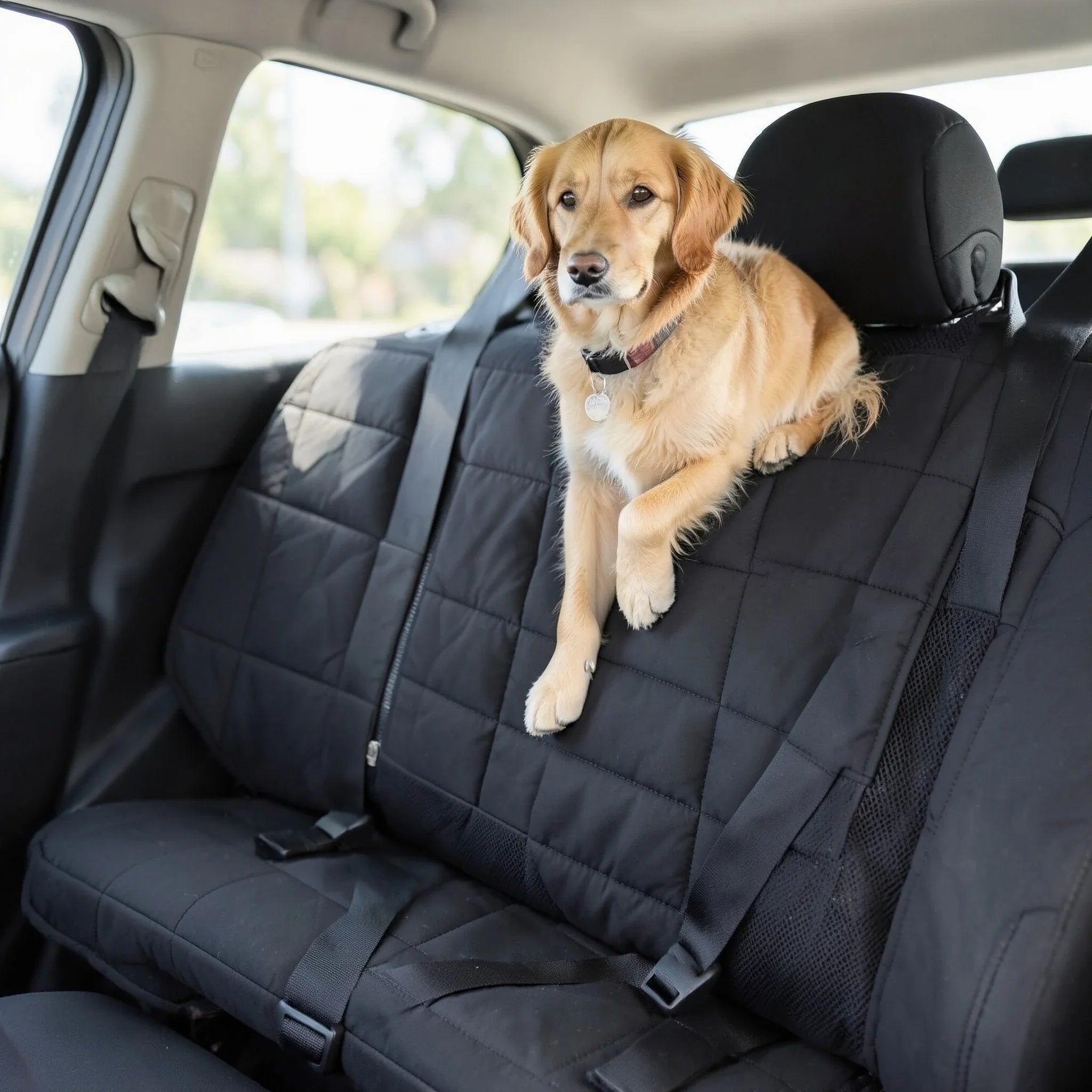 Car Seat Cover with Center Access