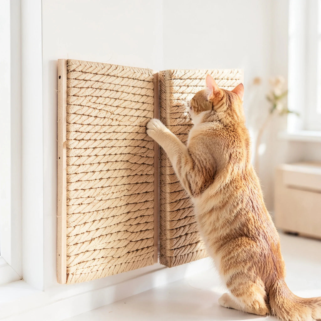 Wall-Mounted Corner Cat Scratcher