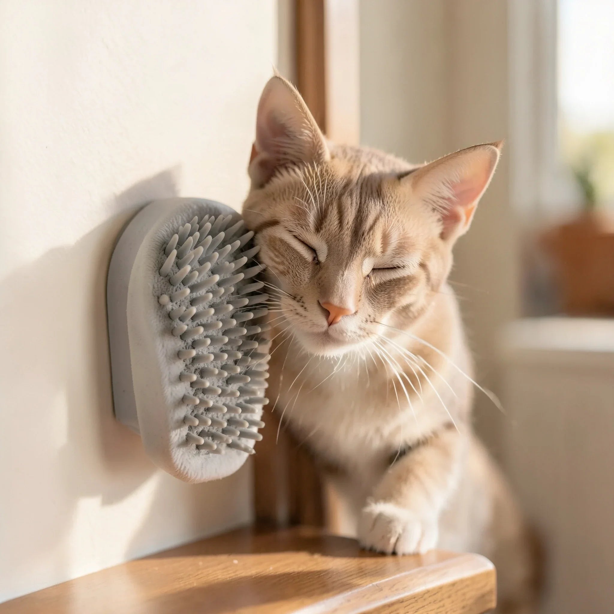 Self-Grooming Cat Corner Brush