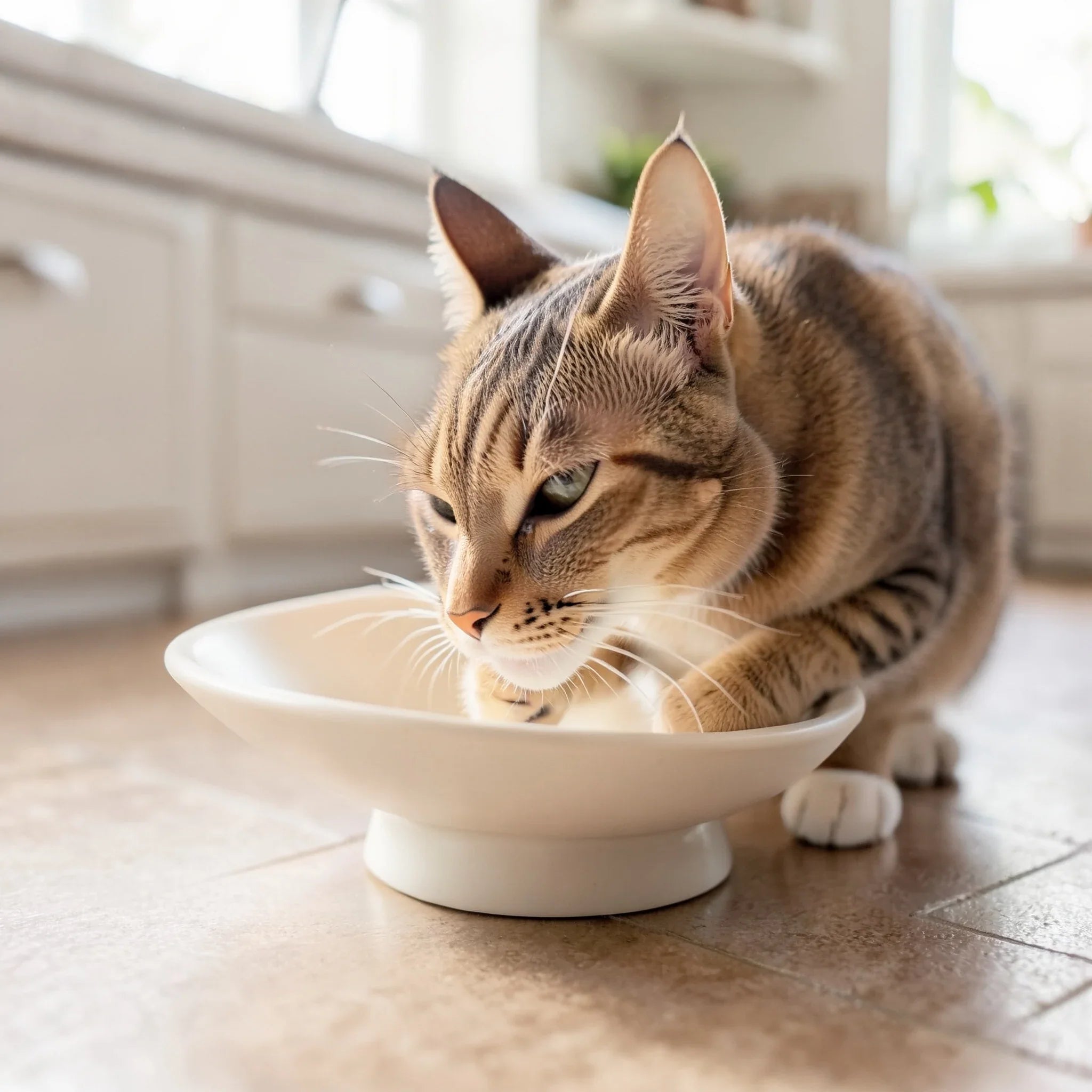Whisker-Relief Cat Bowl